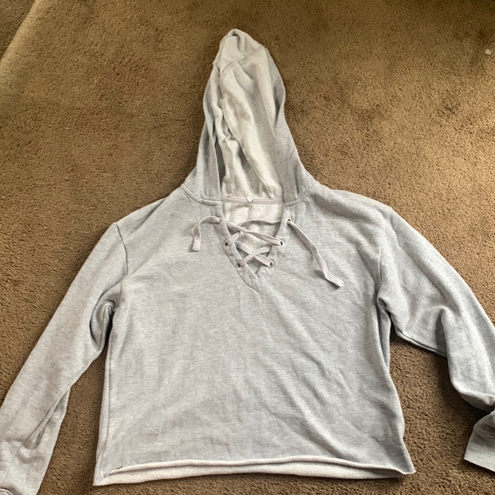 Z supply size medium grey hoodie